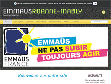 Tablet Screenshot of emmausroannemably.org